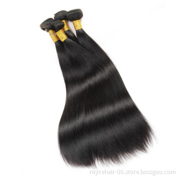 100% Unprocessed virgin hair bundles with lace closure, Indian human hair Xuchang Factory Remy Hair Vendor